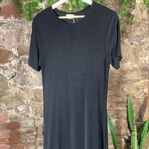 Vintage Stretch Maxi T Shirt Dress